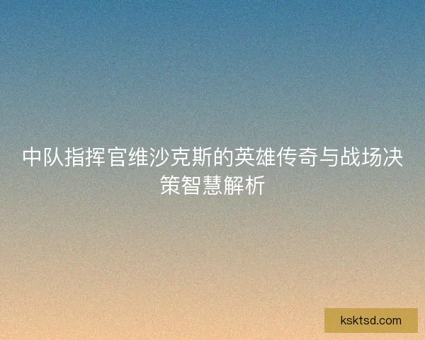 中队指挥官维沙克斯的英雄传奇与战场决策智慧解析 中队指挥官维沙克斯的英雄传奇与战场决策智慧解析